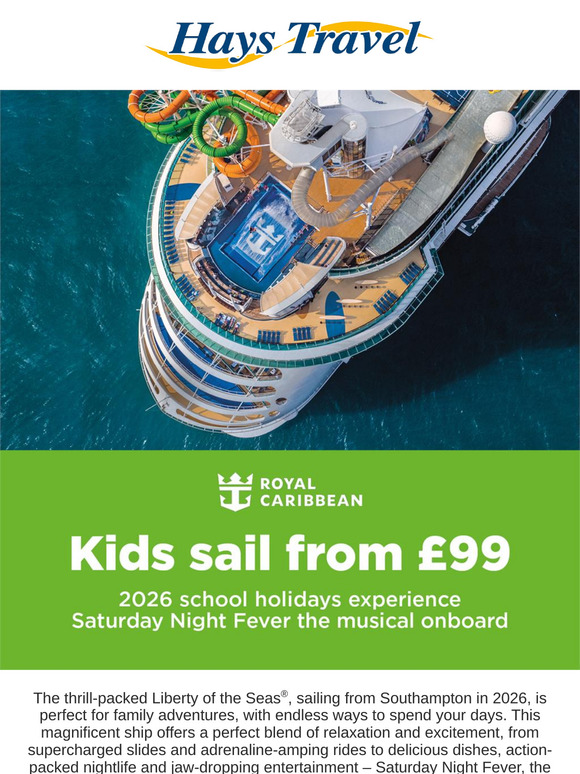Planning Your 2026 School Holiday? Let Royal Caribbean Take You There!