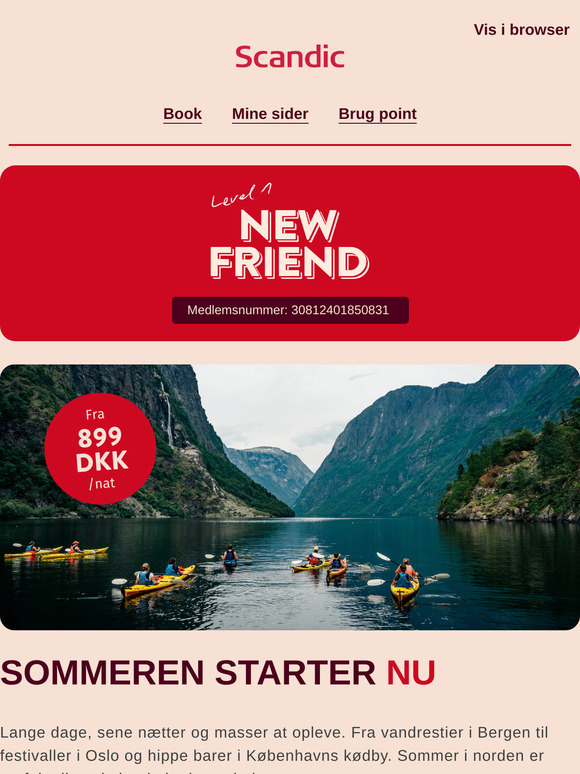 Book sommeren nu - fra 899 DKK