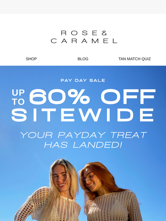 Pay Day Weekend = Up To 60% Off Sitewide💸🚨