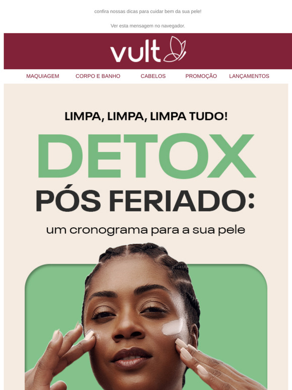 detox pós feriado! 🍃