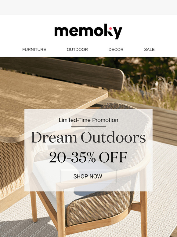 Create Your Outdoor Escape – Shop 20% Off Summer Classics ☀️