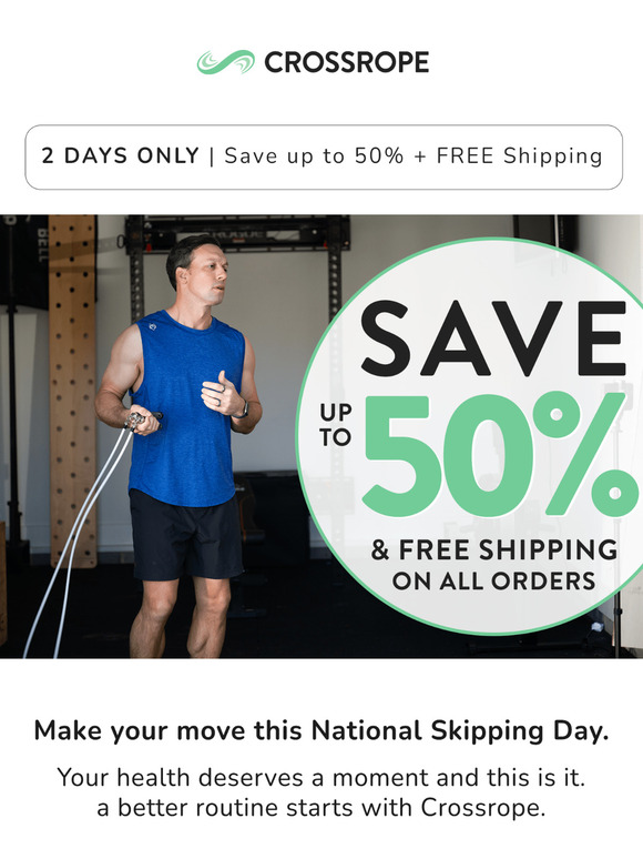 2️⃣ DAYS to Save up to 50%!
