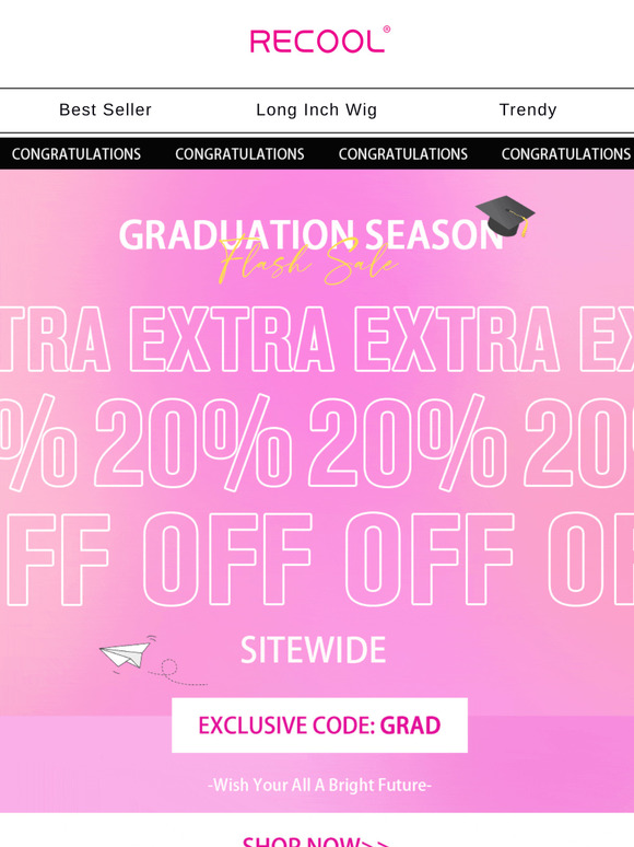 Honey, It's Time to Prepare Perfect Graduation Wig👩‍🎓