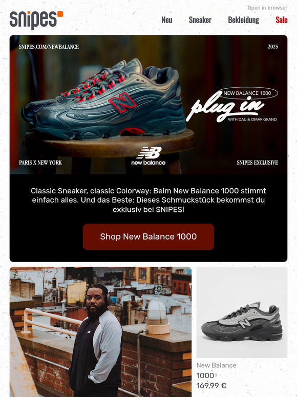 SNIPES Exclusive: New Balance 1000! 👟