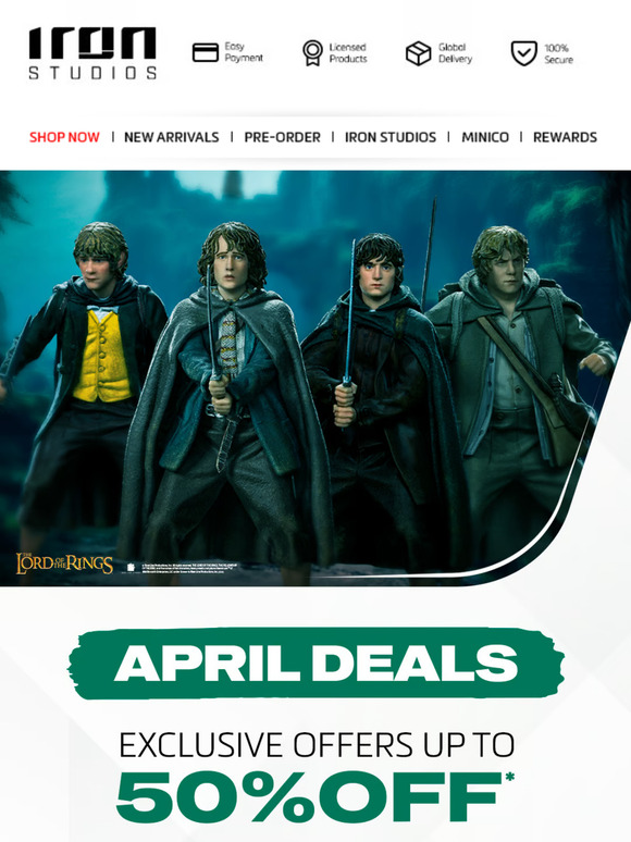 APRIL DEALS UP TO 50%OFF 🤩