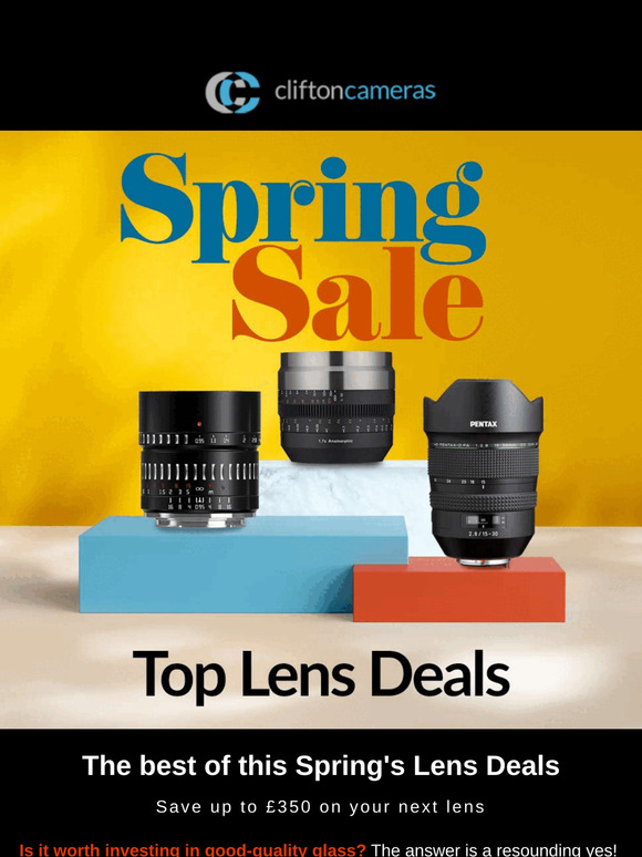 Our Top Lens Offers! 🌼 Spring Sale Keeps Growing