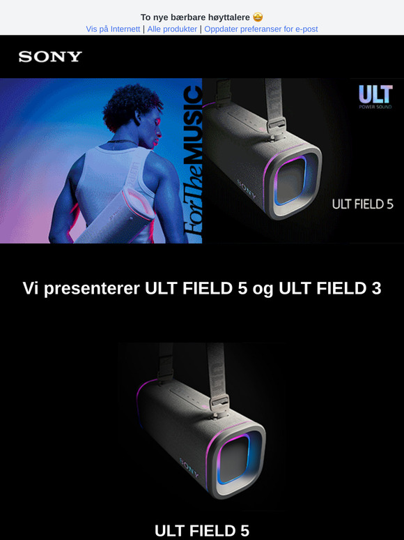 Vi presenterer ULT FIELD 5 og ULT FIELD 3