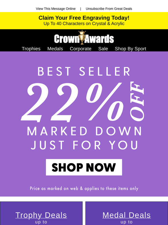 Marked Down Just for You: 22% Off!