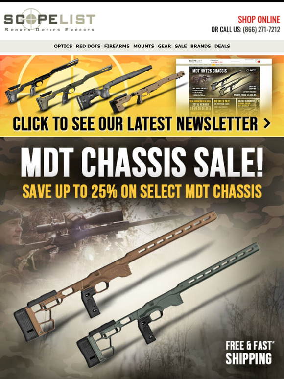 Upgrade Your Rifle with Stocks & Chassis from MDT, MPA, GRS & More!