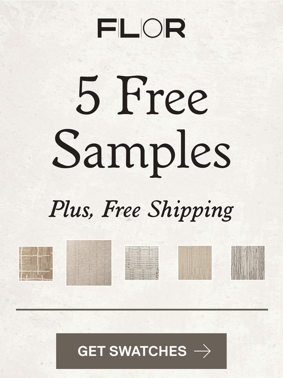 5 free samples starts now 🤩