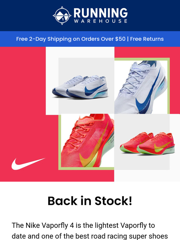 Back in Stock - Nike Vaporfly 4