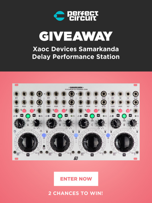 🔊 We're Giving Away Xaoc Devices Samarkanda — a Delay Module Worth Over $600!