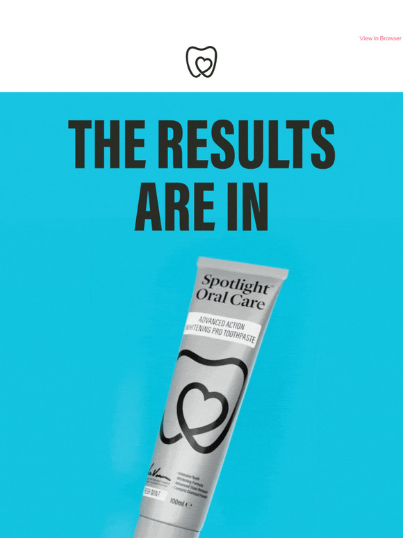 These results speak for themselves!