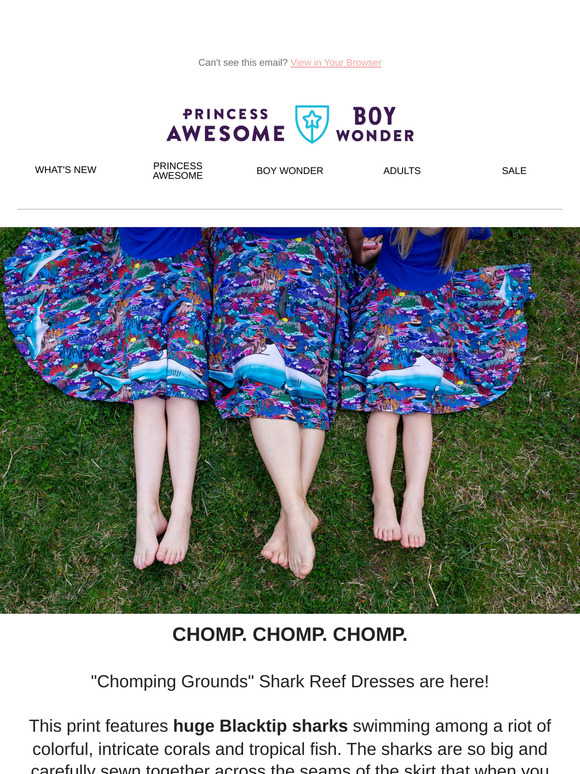 CHOMP. CHOMP. New Sharks are HERE!