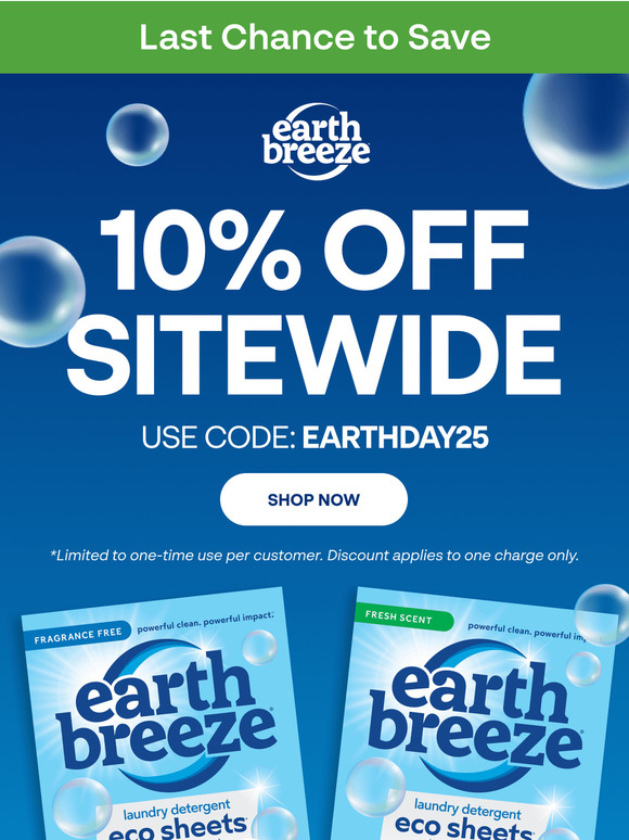 Final Hours: Earth Day Discount Ends at Midnight Tonight
