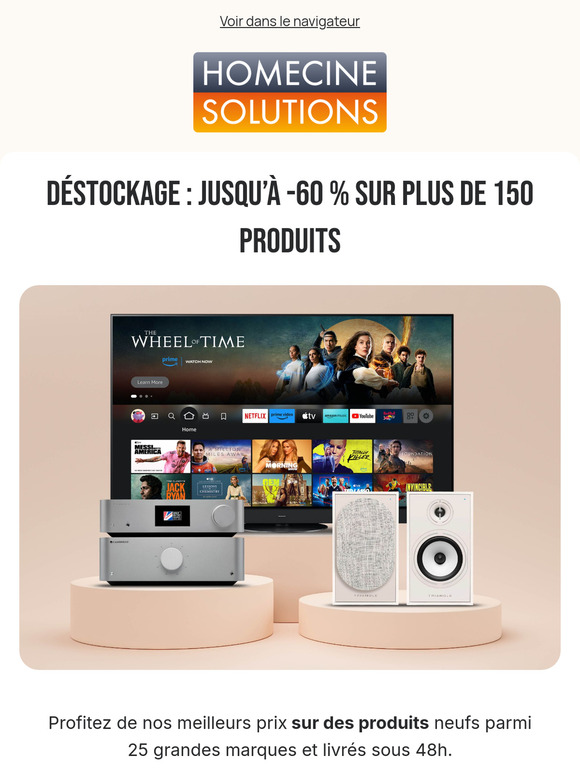 Destockage : jusqu’à -60 % sur + de 150 produits !