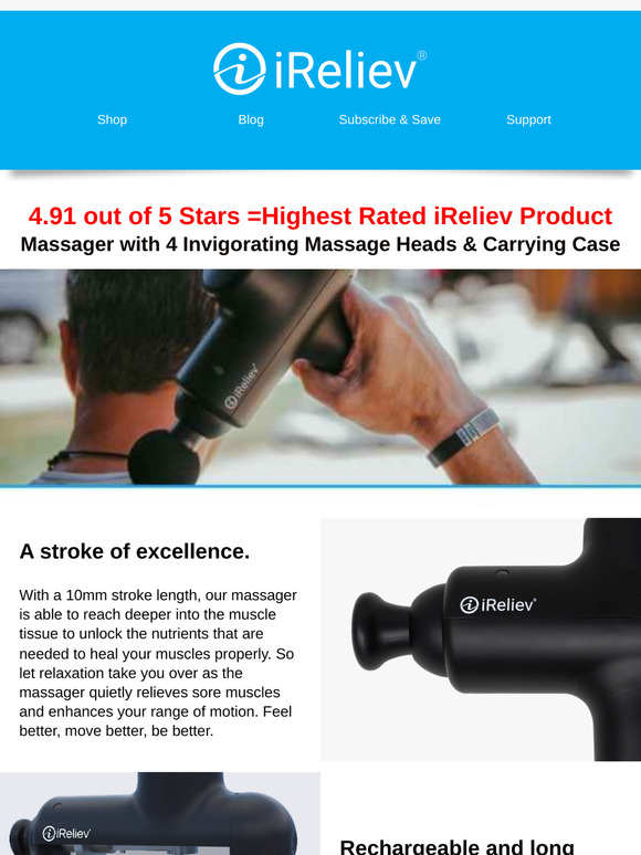 What's iReliev's fan-favorite? And Top Rated?