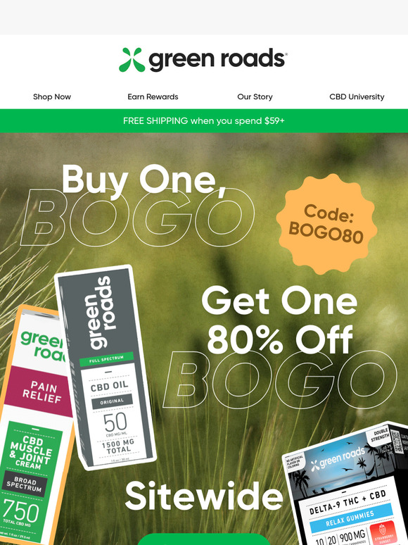 BOGO 80% Off Starts Now!
