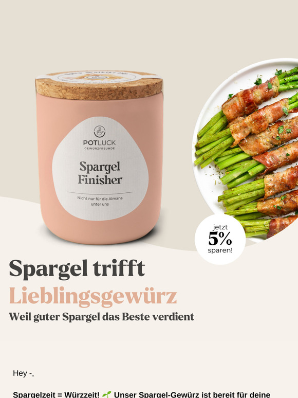 🌱 5 % Rabatt auf Spargel-Würze! 🌸 Frühling auf deinem Teller!