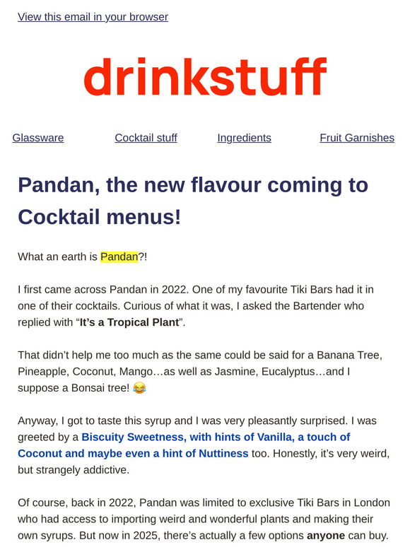 What an earth is Pandan?!