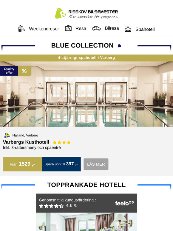 Vill ni bli bortskämda på ett spa-hotell under en spa-weekend?