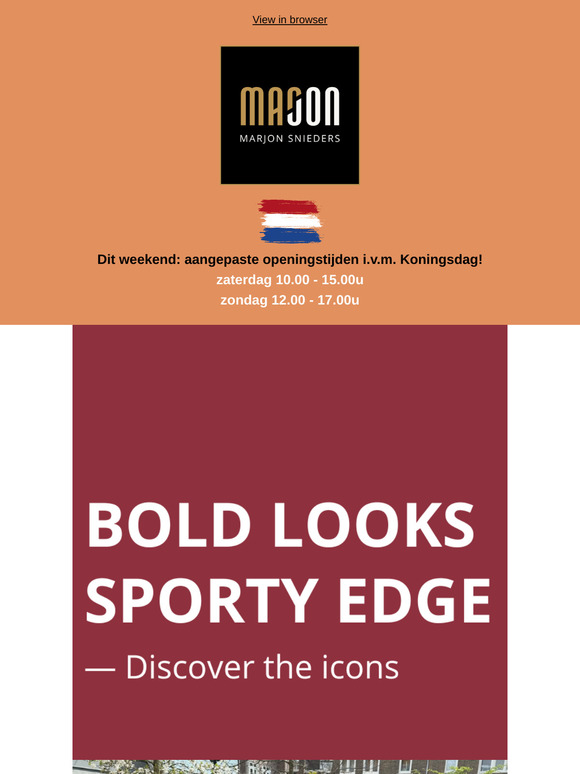 Bold. Sporty. Iconic. — New Arrivals!