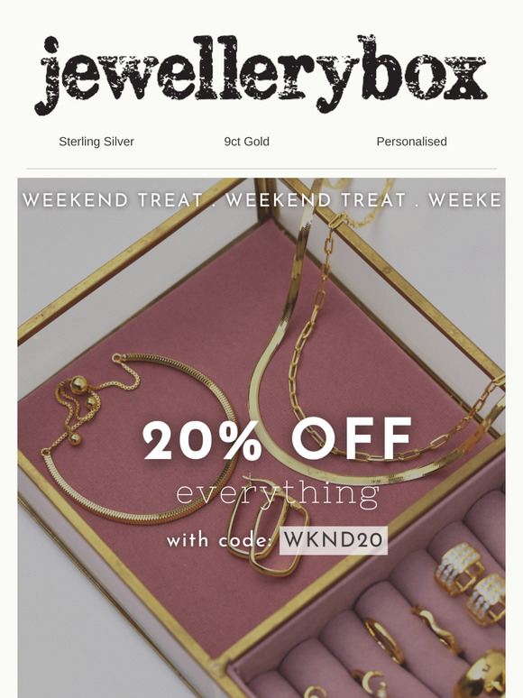 Email Exclusive: 20% Off Everything!