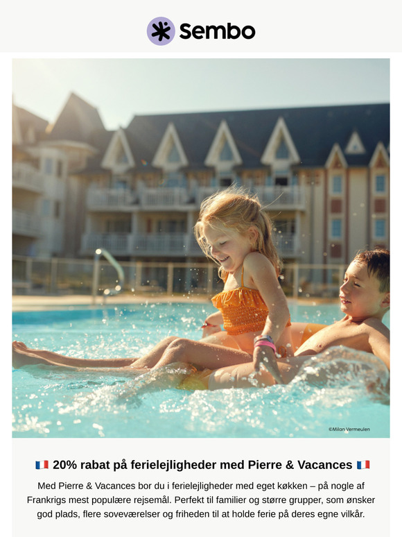 20% rabat på udvalgte ophold i Frankrig 🇫🇷