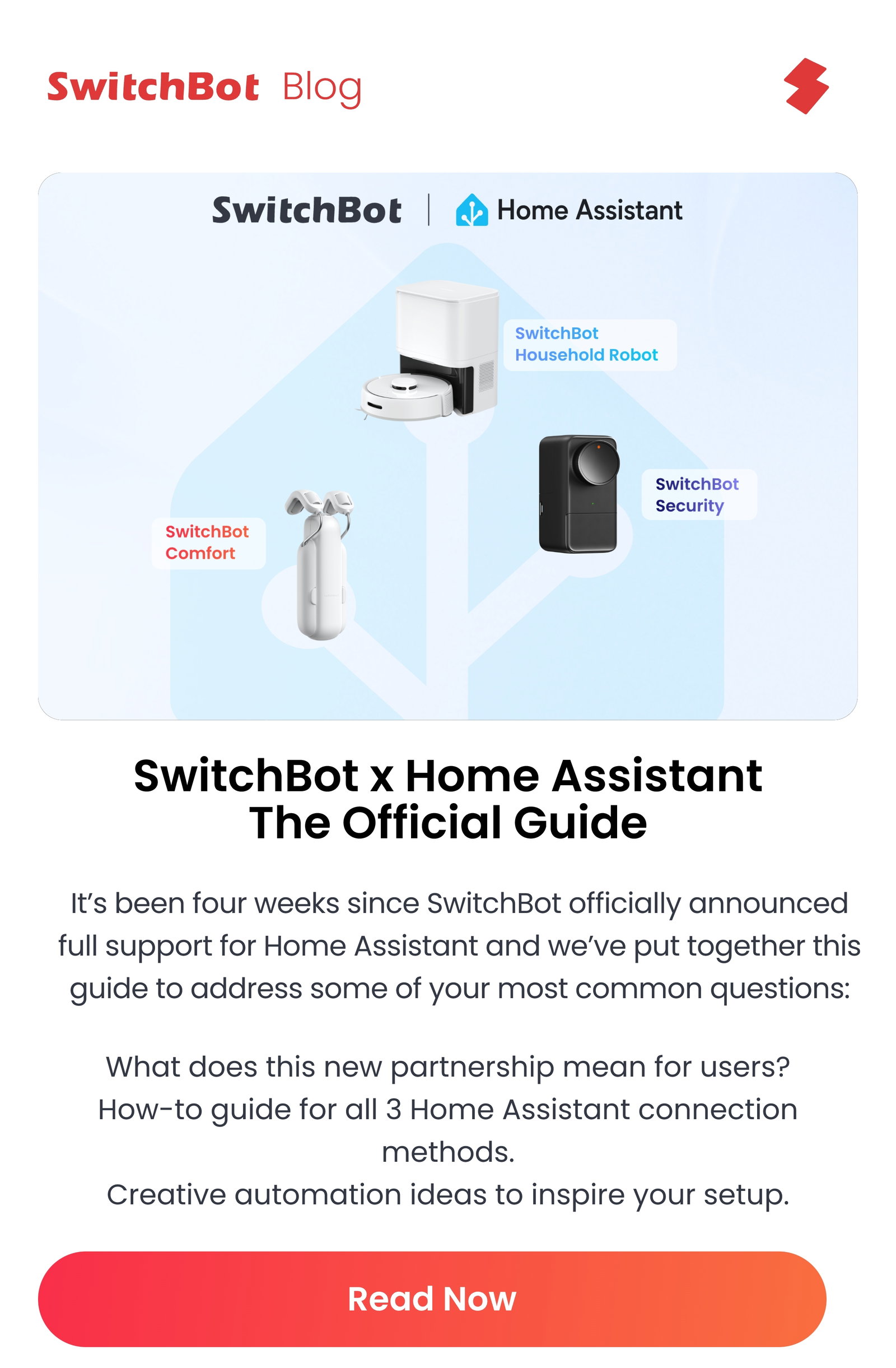 SwitchBot: [SwitchBot Blog] SwitchBot x Home Assistant: The Official ...