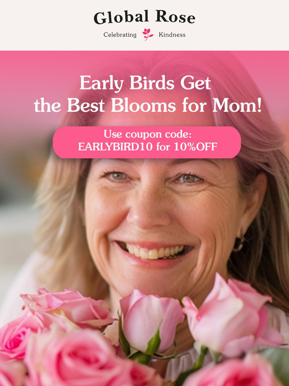 Early Bird Gets the Best Blooms for Mom! 🌷