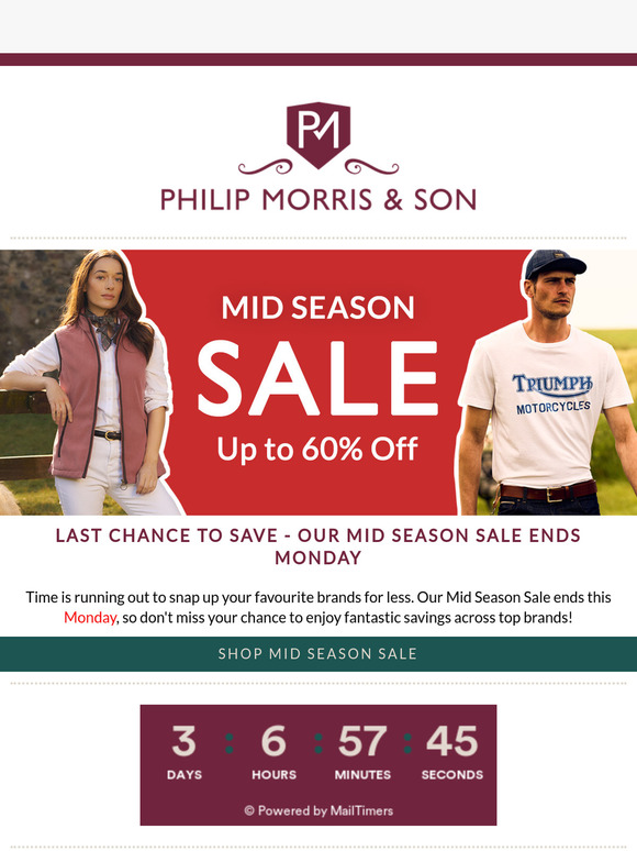🚨Hurry! Our Mid-Season Sale is Ending🚨