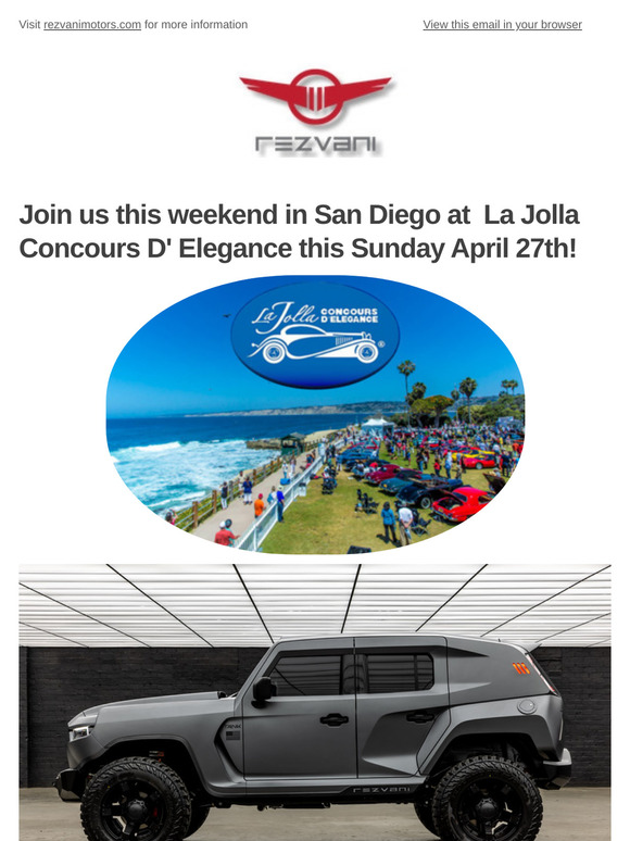 Weekend at La Jolla Concours D'Elegance