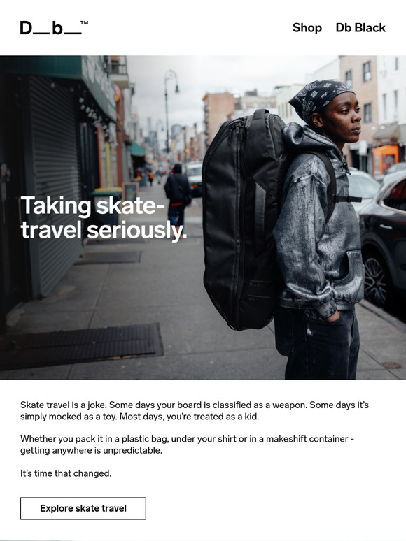 Discover Our New Skate Travel Bags