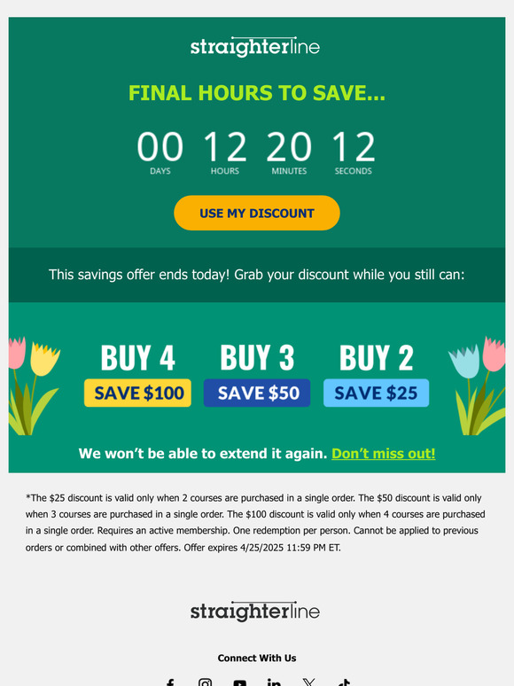 🎓 Heads up! Your discount ends today!