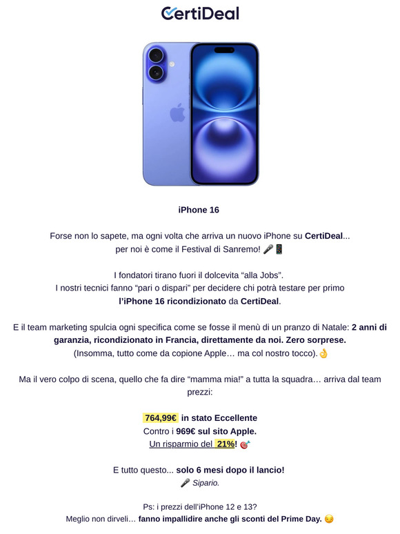 Novità! L’ultimo iPhone, senza il prezzo dell’ultimo iPhone 📱