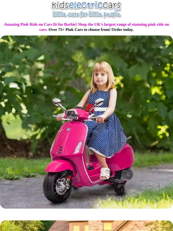 🎀 Kids Ride-on Cars BARBIE Style 🎀 😎 Shop Pink Cars Now 😎