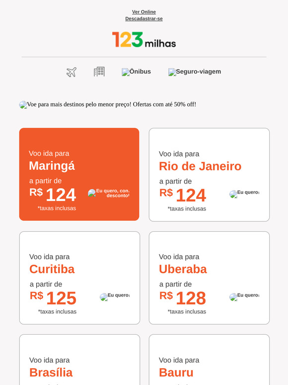 ✈️  Encontramos os menores preços de voos para sua próxima viagem!