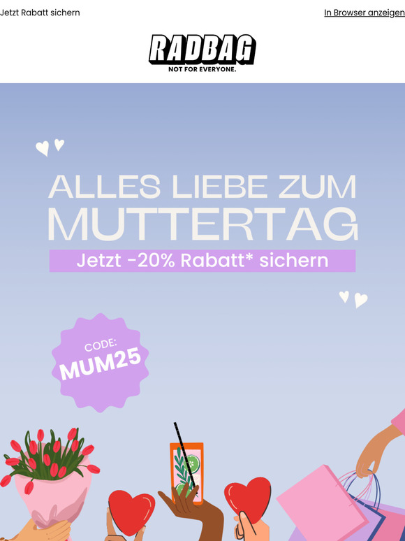 -20% auf ALLES zum Muttertag ✨