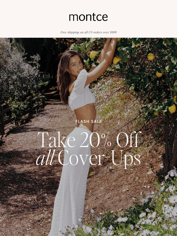 20% OFF ALL COVERUPS