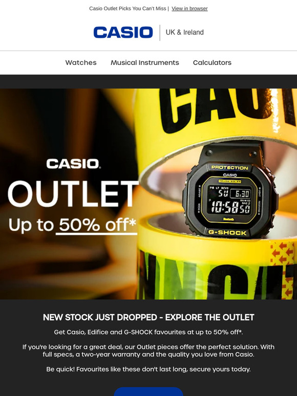 NEW LINES ADDED: Save with Casio Outlet