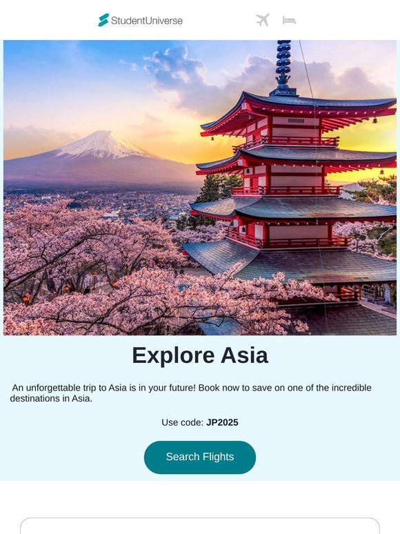 An unforgettable trip to Asia is on the horizon!