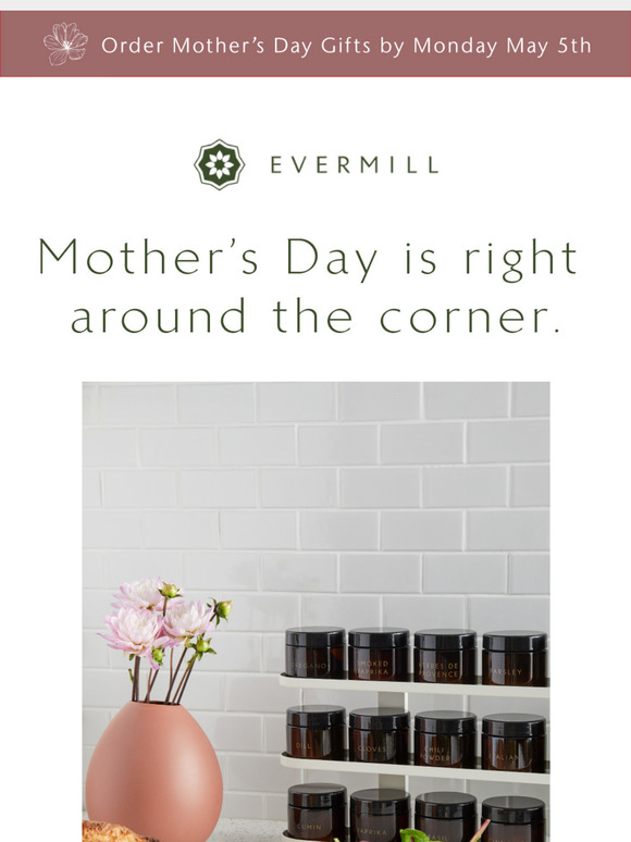 Mother's Day is right around the corner...
