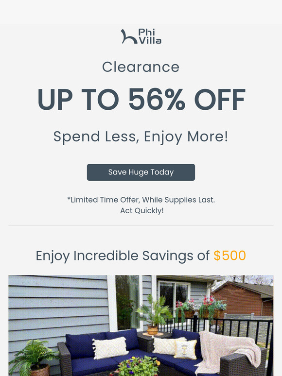 Unbelievable Deals Await! Huge Clearance is On Fire