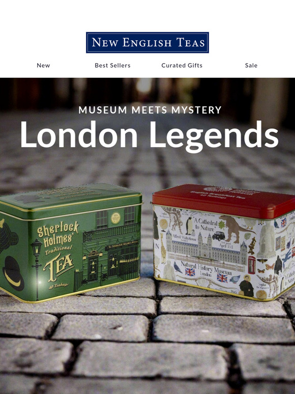 London Legends: New Sherlock Holmes & Museum Tea Tins