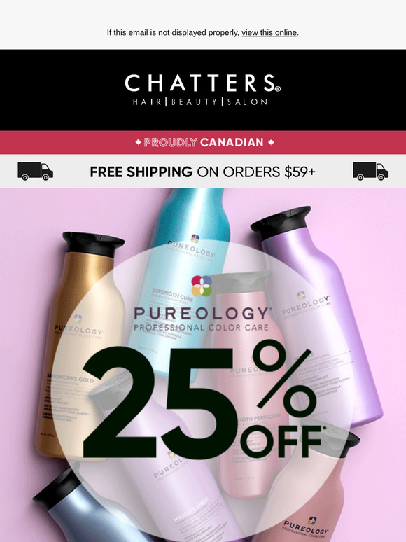 25% Off Pureology Best Sellers ➕ Our Hottest Tool Sale ⚡