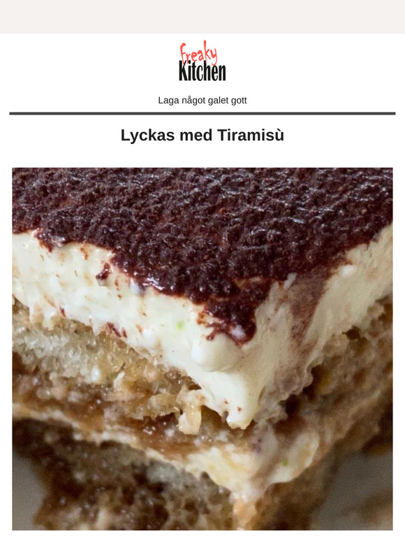 , en frestande Tiramisù väntar på dig!🧁🍧