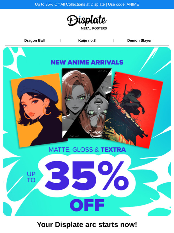 ⛩️ Up to 35% OFF: bring on the Anime Weekend!