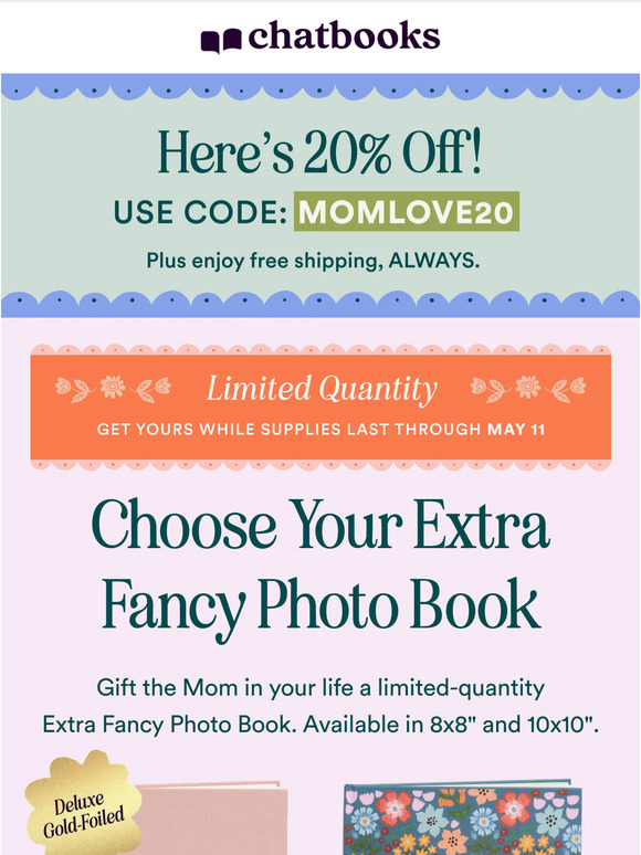 20% Off Our Fanciest Photo Book Yet