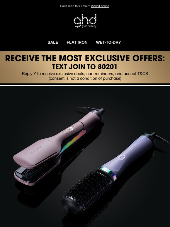Wet-to-dry styling now in limited edition shades
