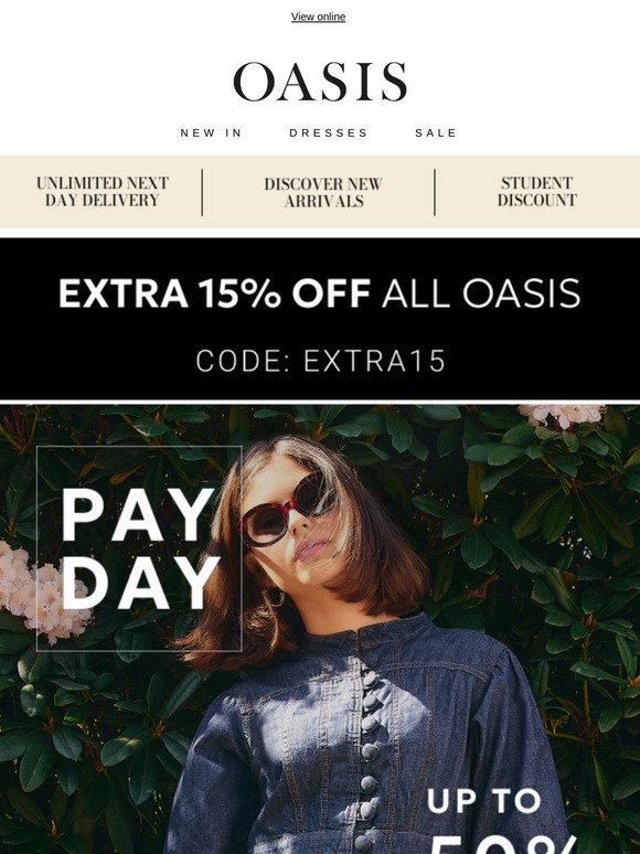 Payday Has Landed At Oasis!
